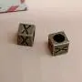 Mystart 104 Pieces(4 Sets) English Alphabet Letter''A-Z'' Cube Beads Loose Beads Charms for Making Jewelry Bracelets Mystart 104 Pieces(4 Sets) English Alphabet Letter''A-Z'' Cube Beads Loose Beads Charms for Making Jewelry Bracelets