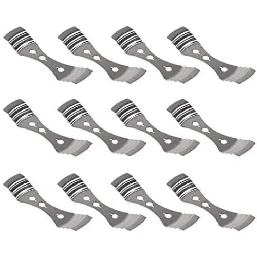 DGQ Metal Candle Wick Centering Device - 12 Pieces Candle Making Wick Holder, Bow Tie Candle Wick Clip DGQ Metal Candle Wick Centering Device - 12 Pieces Candle Making Wick Holder, Bow Tie Candle Wick Clip
