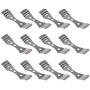 DGQ Metal Candle Wick Centering Device - 12 Pieces Candle Making Wick Holder, Bow Tie Candle Wick Clip