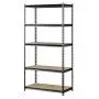 Muscle Rack UR361872PB5PAZ-SV Silver Vein Steel Storage Rack, 5 Adjustable Shelves, 4000 lb. Capacity, 72'' Height x 36'' Width x 18'' Depth
