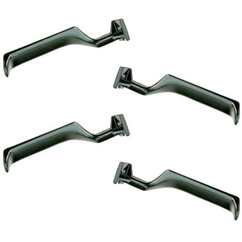 Door Handle Black Metal Inner Kit Set 4pc for Bronco F150 F250 F350 F800 F53