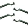 Door Handle Black Metal Inner Kit Set 4pc for Bronco F150 F250 F350 F800 F53