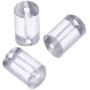 Outus 1000 Pieces Earring Backs Rubber Earring Safety Backs Stoppers, Clear