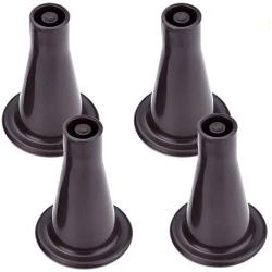 Replacement Plastic Bed Frame Feet, Sturdy Feet for Bed Frame, Replace Wheels to Protect Your Floor with These Bed Frame Legs, Set of 4