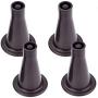 Replacement Plastic Bed Frame Feet, Sturdy Feet for Bed Frame, Replace Wheels to Protect Your Floor with These Bed Frame Legs, Set of 4