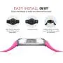 MoKo Watch Band Compatible with Samsung Gear S2(SM-R720 / SM-R730 ONLY), Soft Silicone Replacement Sport Band, NOT FIT S2 Classic (SM-R732 & SM-R735), NOT FIT Gear Fit2 Watch - Bright Pink