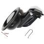 Kuanyu Sturdy Recliner Sofa/Chair Release Oval Black All-Metal Pull Recliner Handle,Fits Ashley and Other Manufacturer Brands(Fit 6mm and Below 6mm Barrel Cables) Release Handle for Sofa or Recliner