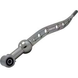 VMS Racing Dual Bend SHORT THROW SHIFTER in GUNMETAL Gray Grey Dark Silver CNC Aluminum Metal for Honda Civic (88-00) and Del Sol (93-97) EK EK4 EK9 EM1 EF EF9 EG EG6 EJ1 D15 D16 B16 B18 JDM 88 89 90 91 92 93 94 95 96 97 98 99 00 1988 1989 1990 1991 1992 