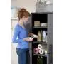 Keter Storage Cabinet with Doors and Shelves - Perfect for Garage and Basement Organization, Grey