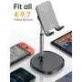 Cell Phone Stand, Angle Height Adjustable LISEN Phone Stand For Desk, Thick Case Friendly Phone Holder Stand For Desk, Compatible with All Mobile Phones,iPhone,Switch,iPad,Tablet(4-10in) Cell Phone Stand, Angle Height Adjustable LISEN Phone Stand For Desk, Thick Case Friendly Phone Holder Stand For Desk, Compatible with All Mobile Phones,iPhone,Switch,iPad,Tablet(4-10in)