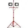 Led Work Light 10000 Lumen 5000K led Work Light with Stand Dual Head Work Light Adjustable Metal telescoping Tripod Stand Work Lights IP65 Waterproof Led Work Light 10000 Lumen 5000K led Work Light with Stand Dual Head Work Light Adjustable Metal telescoping Tripod Stand Work Lights IP65 Waterproof