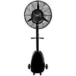 Luma Comfort MF26B High Power Misting Fan – All Metal 26” with 1000 Sq Ft Cooling & 5 Gal Tank