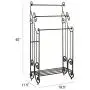 Kings Brand Furniture Metal Free Towel Rack Stand with Shelf, Pewter Kings Brand Furniture Metal Free Towel Rack Stand with Shelf, Pewter