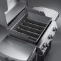 Weber 7621 Gas Grill Porcelain Enameled Flavorizer Bar Set for 300 Series Gas Grills (17.6 x 2.3 x 2.2),Gray