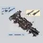 Parts Compatible with Lego Technic 32Pcs DIY Pneumatic Kit with Air Pump Push Rod Switch Piston Air Pipe for Technic Car - Random Color of air Pipe