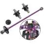 Spare Parts Differential Central Drive Shaft Motor Gear for WLtoys 124018 124019 Parts 1/12 Scale RC Car Buggy Accessory Fittings - 4pcs Purple