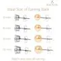 BEADNOVA 925 Sterling Silver Earring Backs for Studs Locking Earring Backs Hypoallergenic Earring Backings Replacement Secure Earring Backs for Posts (12 Pieces) BEADNOVA 925 Sterling Silver Earring Backs for Studs Locking Earring Backs Hypoallergenic Earring Backings Replacement Secure Earring Backs for Posts (12 Pieces)