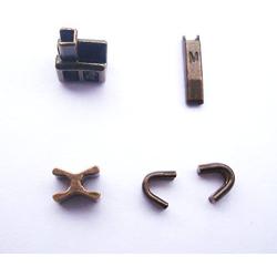 Bronze #3 metal zipper head box zipper sliders retainer insertion pin easy for zipper repair,Zipper Repair Kit (#3)