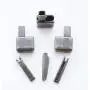 3 Sets #12 Metal Zipper Retainer Box and Insertion Pin,Zipper Bottom Stopper Sliders Repair Kit,Replace Broken Separating Zippers Kit (Bronze) 3 Sets #12 Metal Zipper Retainer Box and Insertion Pin,Zipper Bottom Stopper Sliders Repair Kit,Replace Broken Separating Zippers Kit (Bronze)