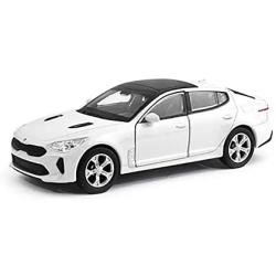 [Kia Toys Collation] 1:38 Diecast Mini Car Miniature 1-pc for 2017 2018 Kia Stinger (Snow White Pearl)