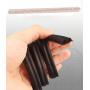 Universal Self Adhesive Auto Rubber Weather Draft Seal Strip 51/100 Inch Wide X 1/5 Inch Thick,Weatherstrip for Car Window and Door,Engine Cover Soundproofing,Total 33Feet Long(2 Rolls of 16.5 Ft Long