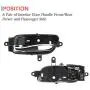 IRONTEK 1Pair Interior Door Handle for Front/Rear Driver and Passenger Side Fits Nissan 03-18 Altima, 13-19 Pathfinder, 2015 Armada, 15-20 Murano, 16-19 Titan XD #80670-3TA0D 80671-3TA0D IRONTEK 1Pair Interior Door Handle for Front/Rear Driver and Passenger Side Fits Nissan 03-18 Altima, 13-19 Pathfinder, 2015 Armada, 15-20 Murano, 16-19 Titan XD #80670-3TA0D 80671-3TA0D
