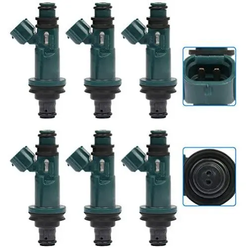 Fuel Injector Parts,ROADFAR 2 Holes Engine Fuel Injector Kits Fit for 1997-00 Lexus ES300 1999-03 Lexus RX300 1998-04 Toyota Avalon 01-03 Toyota Highlander 98-03 Toyota Sienna 23250-0A010,Pack of 6 Fuel Injector Parts,ROADFAR 2 Holes Engine Fuel Injector Kits Fit for 1997-00 Lexus ES300 1999-03 Lexus RX300 1998-04 Toyota Avalon 01-03 Toyota Highlander 98-03 Toyota Sienna 23250-0A010,Pack of 6