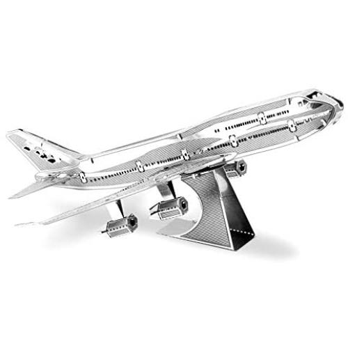 Metal Earth Fascinations Boeing 747 Airplane 3D Metal Model Kit