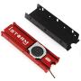 JEYI Cooling Warship Storm Fan NVME NGFF M.2 Heatsink SSD Metal Sheet Thermal Conductivity Silicon Wafer Cooling Fan Heatsink