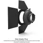 Aputure Barndoors for Aputure 120D Mark 2, Aputure 120D, Aputure 300D with Bowens Mount, Durable Metal Build, 4-Leaf Velvet Fabric, Honeycomb & Magnetic Gel Holder Aputure Barndoors for Aputure 120D Mark 2, Aputure 120D, Aputure 300D with Bowens Mount, Durable Metal Build, 4-Leaf Velvet Fabric, Honeycomb & Magnetic Gel Holder