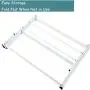 STORAGE MANIAC XL Foldable Clothes Drying Rack, 3-Tier 41 Inch Height, Laundry Rack with Rustproof Coating, White STORAGE MANIAC XL Foldable Clothes Drying Rack, 3-Tier 41 Inch Height, Laundry Rack with Rustproof Coating, White