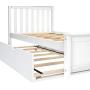 Max & Lily Bed with Trundle, Twin, White