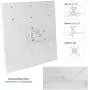 VIVO Universal Adjustable 2 x 2 feet Drop Ceiling Projector Mount, Suspended Drop-in Ceiling Projection Mounting Kit, White, MOUNT-VP07DP VIVO Universal Adjustable 2 x 2 feet Drop Ceiling Projector Mount, Suspended Drop-in Ceiling Projection Mounting Kit, White, MOUNT-VP07DP