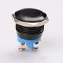 FICBOX 8pcs 16mm 5/8'' Push Button Switch Metal Momentary Waterproof Start Button Switches for Car RV Truck Boat