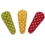 Beaditive Embroidery Scissors Sheath (3-Piece Set) Autumn | Red, Yellow, Green Polka Dot