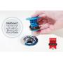 TubShroom The Revolutionary Tub Drain Protector Hair Catcher/Strainer/Snare, Blue