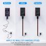 Cord Hider, 142in Mini Wire Cable Cover, PVC Cable Concealer Channel, Paintable Cord Cover to Hide Speaker Wire, Ethernet Cable, 9X L15.7in W0.48in H0.32in, CC05 Brown