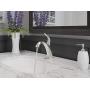 KOHLER Alteo K-45800-4-BN Single Handle Single Hole or Centerset Bathroom Faucet with Metal Drain Assembly in Brushed Nickel