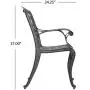 Christopher Knight Home Austin Outdoor Cast Aluminum Dining Chairs, 2-Pcs Set, Shiny Copper