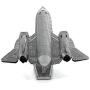 Fascinations Metal Earth SR-71 Blackbird Airplane 3D Metal Model Kit