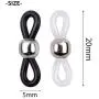 Jdesun 20 Pieces Eyeglass Chain Ends,Adjustable Metal Silver Bead Rubber Ends Connectors for Eye Glasses Holder Necklace Chain Jdesun 20 Pieces Eyeglass Chain Ends,Adjustable Metal Silver Bead Rubber Ends Connectors for Eye Glasses Holder Necklace Chain