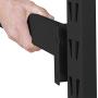 Sandusky Lee Muscle Rack ERZ772472WL3 Black Heavy Duty Steel Welded Storage Rack, 3 Shelves, 1,000 lb. Capacity per Shelf, 72'' Height x 77'' Width x 24'' Depth, Pack of 1