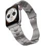 LDFAS Compatible for Apple Watch Band 40mm 38mm, Titanium Metal Watch Bands with Enhanced Durability Version Compatible for Apple Watch SE, Apple Watch Series 6/5/4/3 Smartwatch, Silver