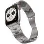 LDFAS Compatible for Apple Watch Band 40mm 38mm, Titanium Metal Watch Bands with Enhanced Durability Version Compatible for Apple Watch SE, Apple Watch Series 6/5/4/3 Smartwatch, Silver