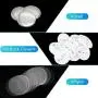 Cocoarm 1000pcs 32mm DIY Button Badge kit Blank Pin Badge Button Metal Badge Button Parts for Pro Button Maker