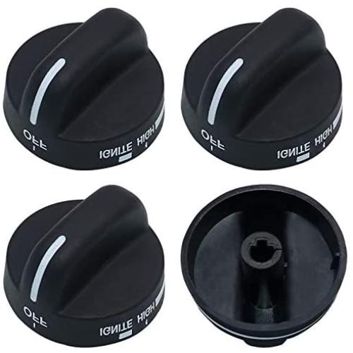 8273103 Range Control Knob Replacement Part by AMI PARTS - Compatible with Whirlpool Gas Stove - Replace WP8273103 AP6012363 - 4 Pack