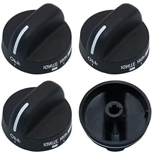 8273103 Range Control Knob Replacement Part by AMI PARTS - Compatible with Whirlpool Gas Stove - Replace WP8273103 AP6012363 - 4 Pack