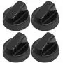 AMI PARTS Black Oven Control Switch Knob with 12 Adapters for Oven/Stove/Range Universal Knobs Wide Application AMI PARTS Black Oven Control Switch Knob with 12 Adapters for Oven/Stove/Range Universal Knobs Wide Application