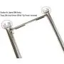 Hisencn Gas Grill Stainless Steel Burner Tubes Pipe Replacement for Weber Spirit 200, Spirit E-210, E-220, Spirit S-210, S-220 Series Gas Grills with Up Front Controls (Model Years 20), 18'', 69785