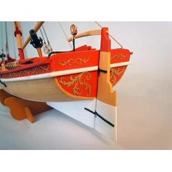 Model Shipways MS1460 18th Century Armed Longboat 1:24 Scale - Laser Cut Wood, Metal & Photo-Etched Brass Kit